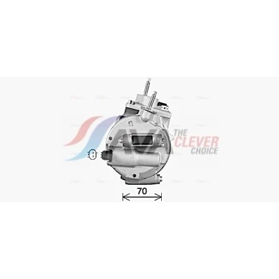 Kuva PRASCO FDAK670 Ilmastoinnin Kompressori 7SBH17C PAG 46 R 134a FORD: S Max Mk2, Mondeo 5