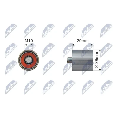Kuva Kiristysrulla, moniurahihna AUDI, SEAT, SKODA, VW OE 06B 109 244