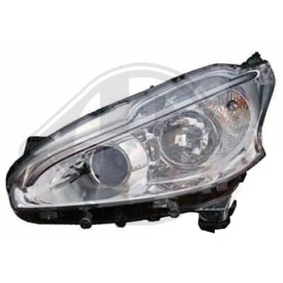 Kuva Ajovalo, Vasen peugeot 208 i, skåp/halvkombi OE 1608206580, 1609697180, 1685352580