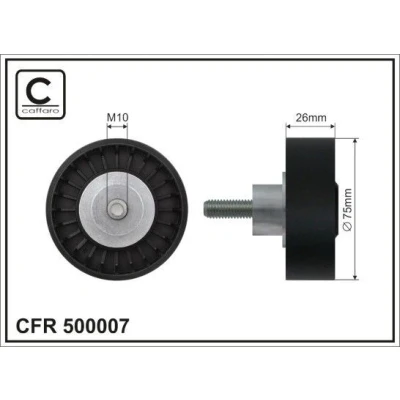 Kuva Ohjainrulla, moniurahihna AUDI A4 B7, B7 Avant, B8, B8 A5, A5 Sportback, A6 C6, C6 A7 A8 D3, D4, Q5, Q7 OE
