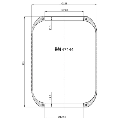 Kuva FEBI BILSTEIN 47144 Metallipalje, ilmajousitus