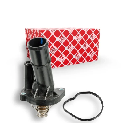 Kuva FEBI BILSTEIN 106075 Termostaatti 89 Tiivisteillä Kopalla FORD: FIESTA 5, Focus 2 Kombi, MONDEO 4 Turnier, VOLVO: V50, V70 3, S80 II