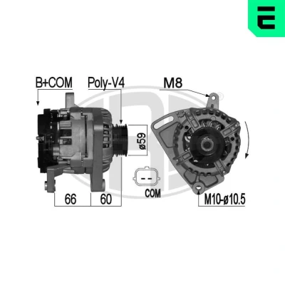 Kuva ERA 209075A Laturi 14V 86A