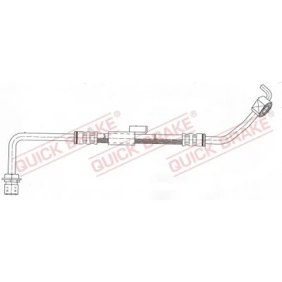 Kuva Jarruletku, Etuakseli, vasen Ford Transit buss, flak/chassi, skåp, tourneo buss OE 1113662, 6158425, 6184722