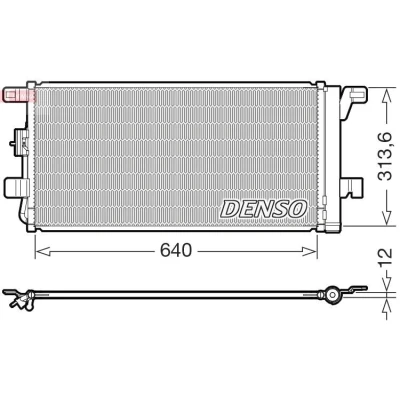 Kuva Lauhdutin, ilmastointilaite DENSO DCN02049