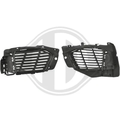 Kuva DIEDERICHS 4236438 Puskurin Ritilä Eteen, oikea, vasen PEUGEOT: 3008 II SUV