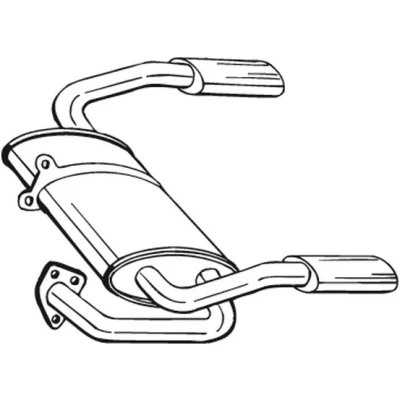 Kuva Takaäänenvaimentaja MG TF, F OE GEX33682, WCE103780, WCE103780SLP