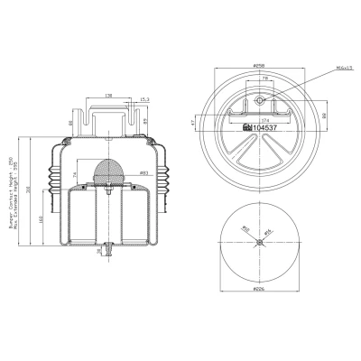 Kuva FEBI BILSTEIN 104537 Metallipalje, ilmajousitus