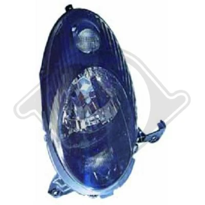 Kuva DIEDERICHS 6024180 Ajovaloumpio Oikea H4 Musta NISSAN: MICRA 3