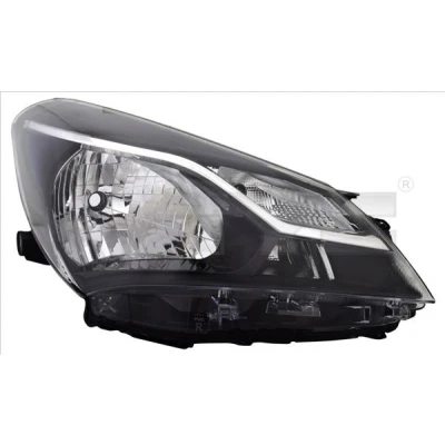 Kuva TYC 20 17581 05 2 Ajovaloumpio Oikea H4, W21/5W Sähkömoottorilla TOYOTA: Yaris III Hatchback