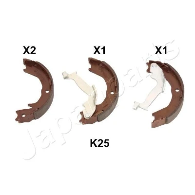 Kuva JAPANPARTS GF K25AF Käsijarrukengät Taka akseli