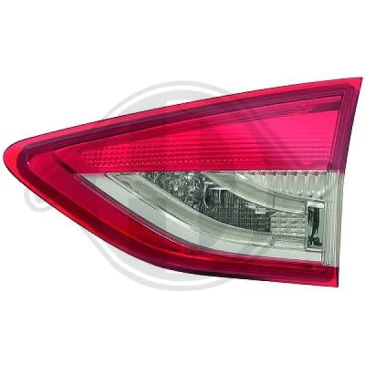 Kuva DIEDERICHS 1471190 Takavalot Priority Parts Oikea Sisä osa W16W, LED Lampun kannalla FORD: KUGA 2