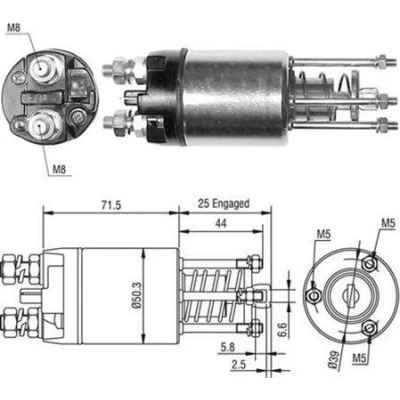 Kuva MAGNETI MARELLI 940113050460 Startin Solenoidi