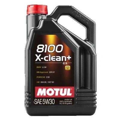 Kuva Motul 8100 X CLEAN+ 5W 30 5l Moottoriöljy 106377 BMW: 5 Touring, X5, Sedan, HYUNDAI: Getz, AUDI: A6 C7 Allroad