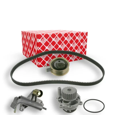 Kuva FEBI BILSTEIN 45130 Vesipumppu + Jakohihnasarja Vesipumpulla 150 AUDI: A4 B6 Avant, B7 Sedan, VOLKSWAGEN: Passat B5 GP Variant