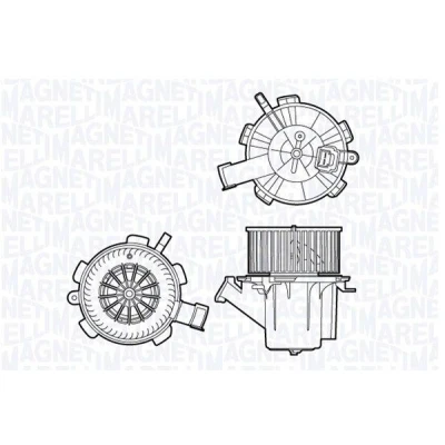 Kuva MAGNETI MARELLI 069412706010 Lämmityslaitteen Puhallin