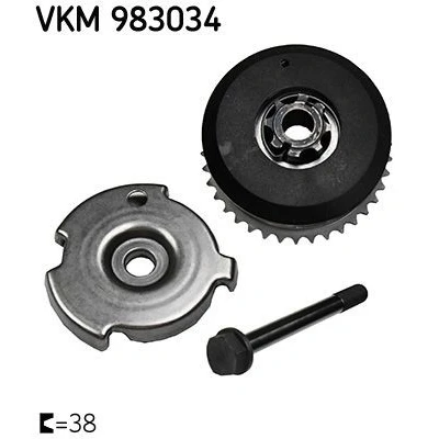 Kuva SKF VKM 983034 Nokka Akselin Hammaspyörä Poistopuoli