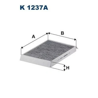 Kuva FILTRON K 1237A Raitisilmasuodatin Aktiivihiilisuodatin 275 194 34 VOLVO: V70 3, 2, V60 I, LAND ROVER: Freelander 2 SUV, Range Rover Evoque