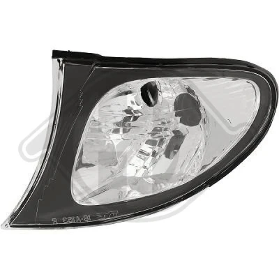 Kuva DIEDERICHS 1215073 Vilkku Musta, Valkoinen Vasen Lampun kannalla BMW: 3 Touring, Sedan