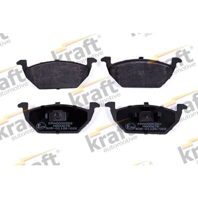 Kuva KRAFT 6000382 Jarrupalat Etuakseli SKODA: Octavia I Hatchback, Fabia 2, Roomster, VOLKSWAGEN: Polo V SEAT: Leon Hatchback