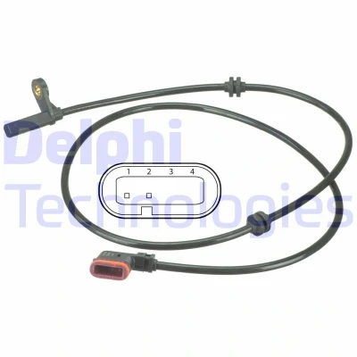 Kuva DELPHI SS20498 ABS Anturi aktiivisensori 1040 MERCEDES BENZ: C sarja T modell, Sedan, Coupe