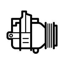 Kuva NRF 320215 Ilmastoinnin Kompressori 10SRE11C 12 PAG 46 R 134a
