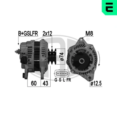 Kuva Laturi MITSUBISHI PAJERO IV OE A003TG4579, A003TG4579AM, A003TG4579ZZ9