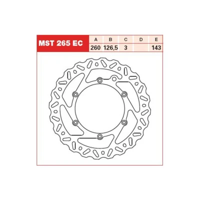 Kuva TRW MST265EC Jarrulevyt 260 3