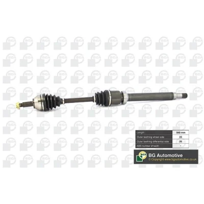 Kuva Vetoakseli, Etuakseli, oikea FORD FOCUS I, Sedan Turnier I OE 1141768, 3652045, 3652047