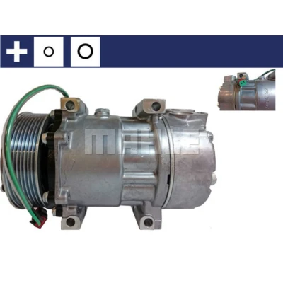 Kuva MAHLE ORIGINAL ACP 128 000S Ilmastoinnin Kompressori SD7H15 24 PAG 46 R 134a Tiivisterenkaalla