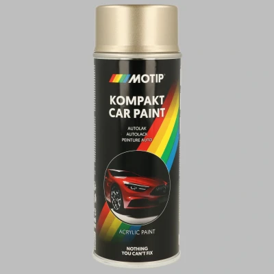 Kuva MOTIP 55454 Ajoneuvo yhdistelmämaali 400ml aerosoli keltainen Kompakt silver metallic 12 ml