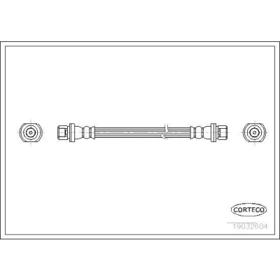 Kuva CORTECO 19032604 Jarruletku Taka akseli 292 TOYOTA: Yaris I Hatchback, Land Cruiser 100