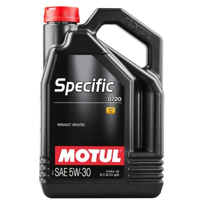 Kuva Motul Specific 0720 5W 30 5l Moottoriöljy 109241 RENAULT: MEGANE 3 Grandtour, TRAFIC 2 Bus, Kombi, MITSUBISHI: Outlander 3, SUV