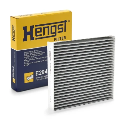Kuva HENGST FILTER E2945LC Raitisilmasuodatin Aktiivihiilisuodatin 192 214 30 TOYOTA: Avensis III Farmari, Auris Hatchback, RAV4 SUV, LEXUS: RX