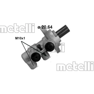 Kuva METELLI 05 1240 Jarrupääsylinteri 20,64 Alumiini