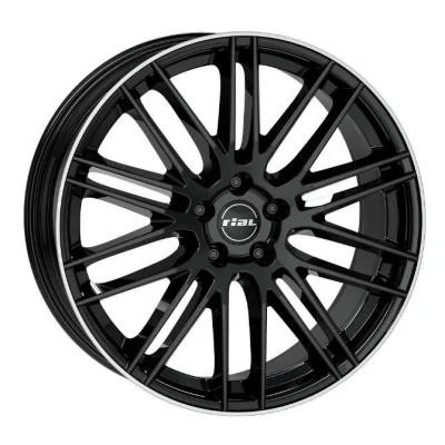 Kuva Rial Kibo Diam Black Lip Pol 8x18 5/114.3 ET38 B70.1