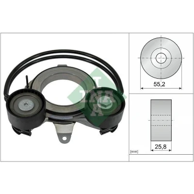Kuva INA 534 0910 10 Hihnankiristin AUDI: A4 B9 Avant