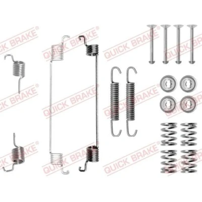 Kuva QUICK BRAKE 105 0672 Tarvikesarja Jarrukengät DACIA: Sandero I, RENAULT: CLIO 2, PEUGEOT: 206 Hatchback