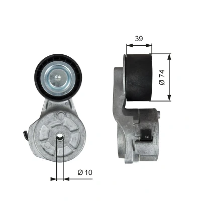 Kuva GATES T38706 Hihnankiristin Micro V UNIQUE FIT