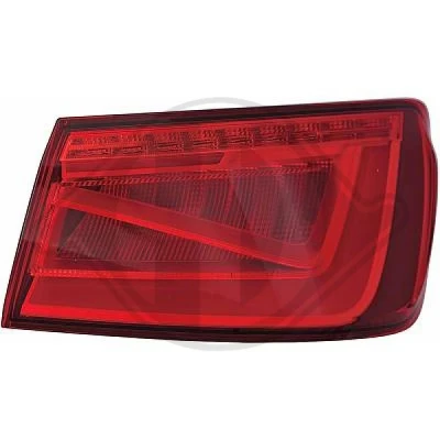 Kuva DIEDERICHS 1033494 Takavalot Oikea Uloin osa LED Lampun kannalla AUDI: A3 Sedan