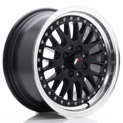 Kuva Japan Racing JR10 Matt Black Machined LIP 8x15 4/100 ET20 B74.1