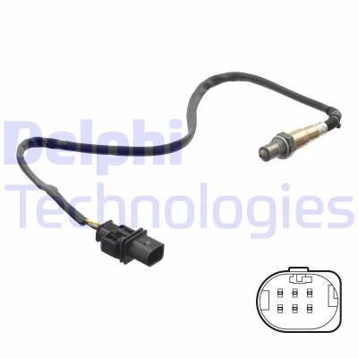 Kuva DELPHI ES21322 12B1 Lambda Anturi Laajakaista lambdasondi, Lämmitetty VOLKSWAGEN: CADDY 4 Kasten