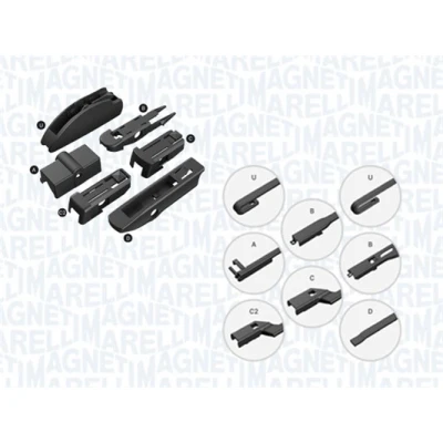 Kuva Pyyhkijänsulka Magneti Marelli 000713617560 560mm MERCEDES BENZ: C sarja T modell, S Sedan, FORD: FIESTA 6, Focus 2