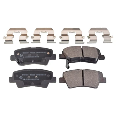 Kuva BLUE PRINT ADG042188 Jarrupalat Taka akseli akustisella kulumavaroittimella KIA: CARENS 4, Rio Stonic Hatchback