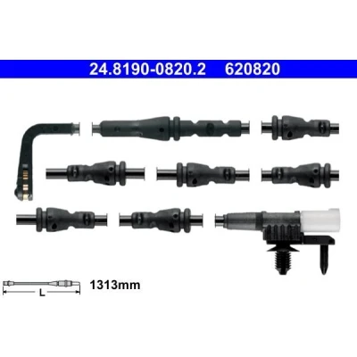 Kuva ATE 24.8190 0820.2 Jarrupalojen Kulumisen Ilmaisin LAND ROVER: Range Rover Sport, Discovery 5