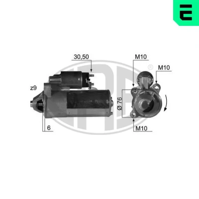 Kuva Käynnistin ford galaxy ii, mondeo iv, sedan turnier s max OE 1387092, 1480550, 30782415 AA