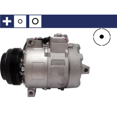 Kuva MAHLE ORIGINAL ACP 1163 000S Ilmastoinnin Kompressori 7SBU16C 12 PAG 46 R 134a Tiivisterenkaalla BMW: X3, 3 Compact, Sedan