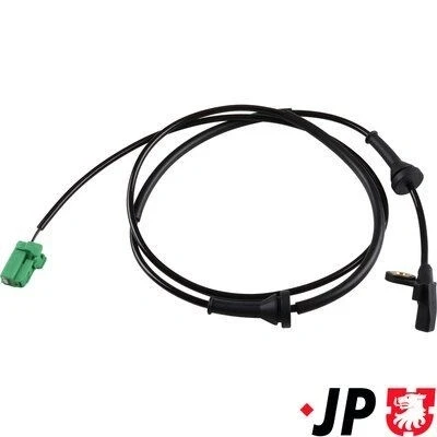 Kuva JP GROUP 4997104480 ABS Anturi Taka akseli, oikea aktiivisensori 1255 Vihreä VOLVO: S60 I, V70 2, S80 I