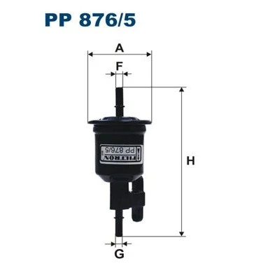 Kuva FILTRON PP 876/5 Polttoainesuodatin Letkusuodatin 8 HYUNDAI: Trajet