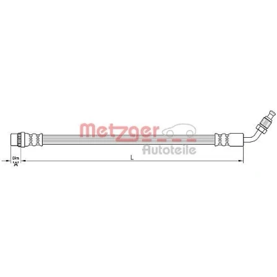 Kuva METZGER 4110210 Jarruletku 460